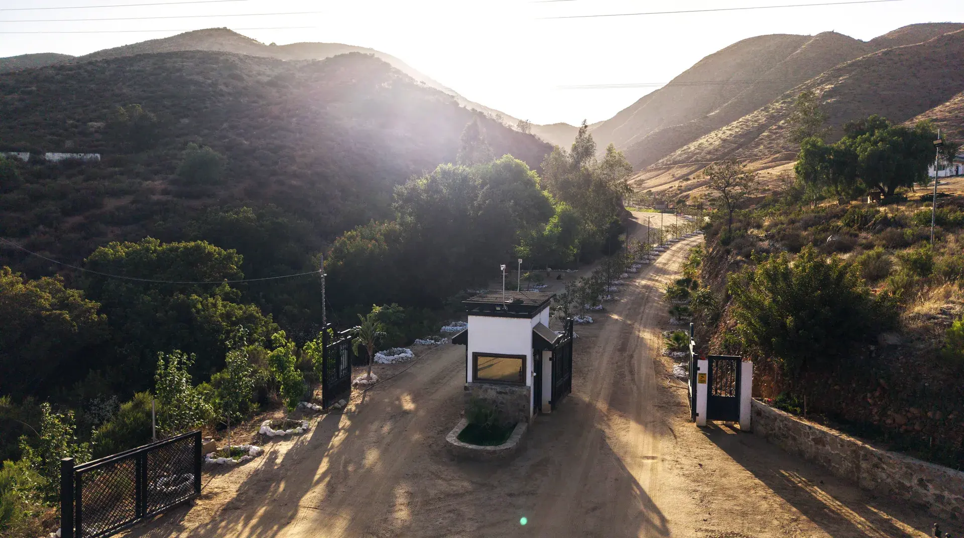 Gated entrance